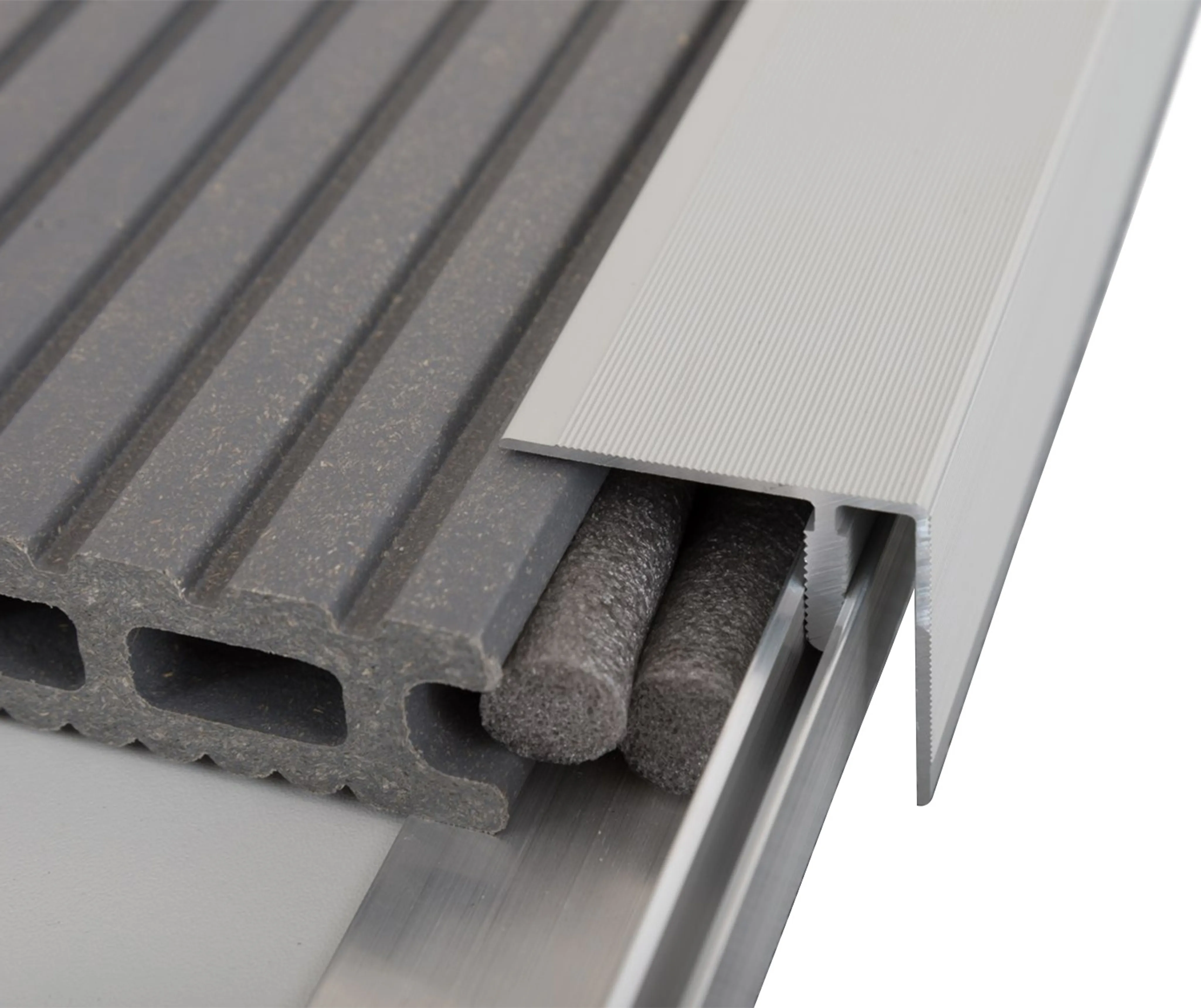 Kovalex Terrassendielen WPC Alu-Seitenabschluss für Alu Unterkonstruktion (10030014378)