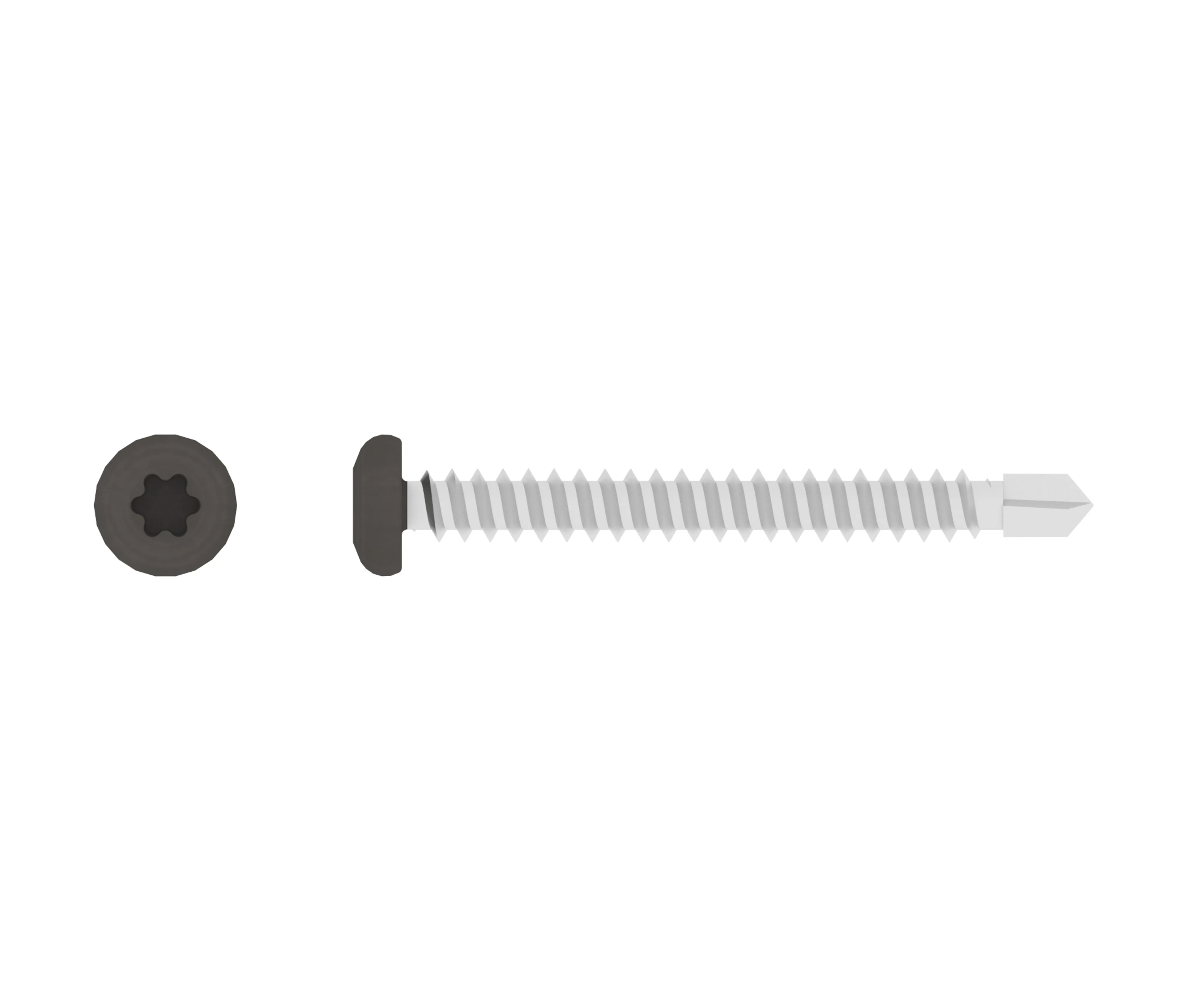 HORI Fassadenprofil Schrauben Set grau 4,2 x 38 mm (10040330810)