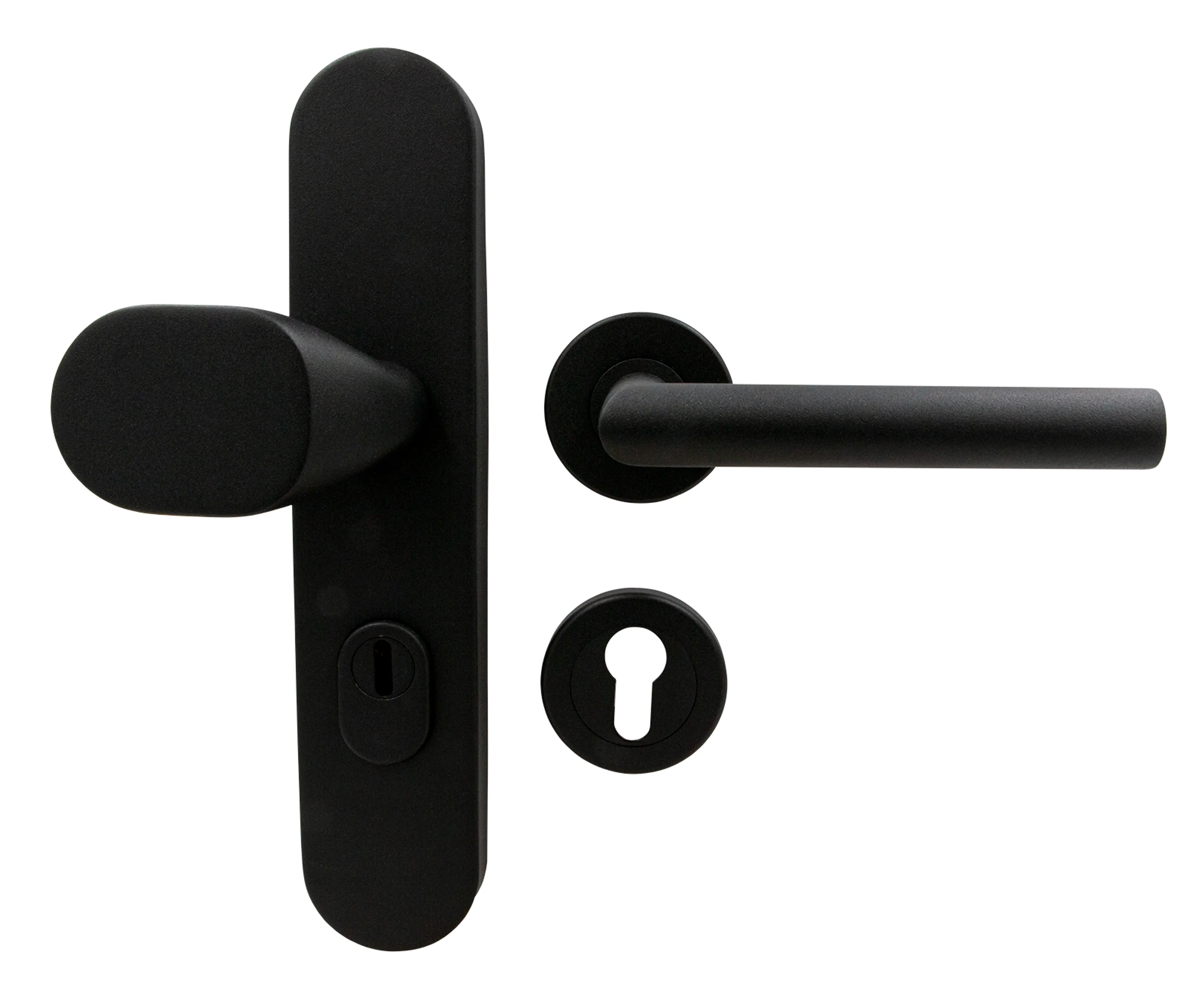 HORI Kombischutzbeschlag Edelstahl Black Frosted Gehrungsform (10040005728)
