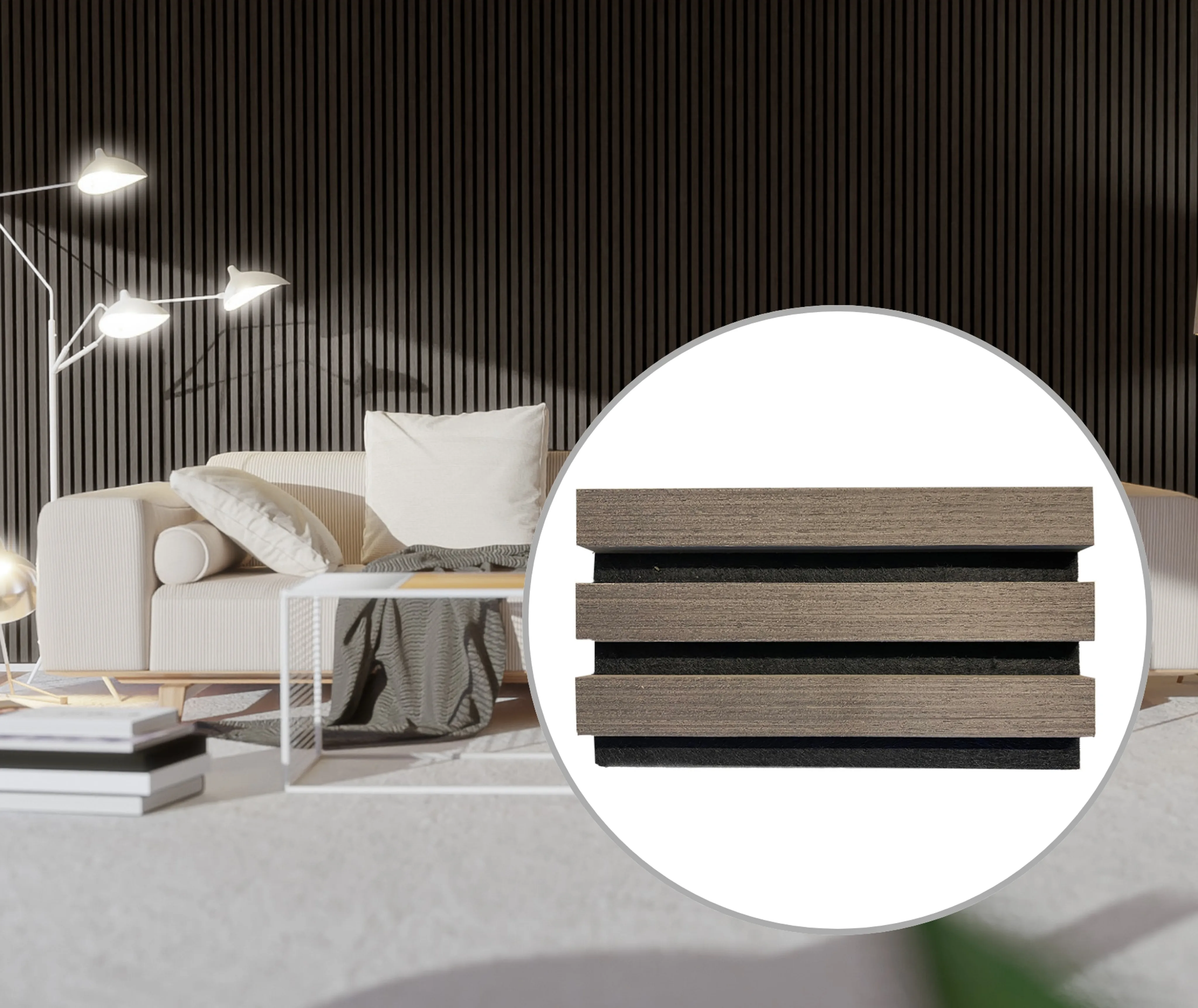HORI WALL Akustik Dekor Wandpaneele Wenge (10040006138)