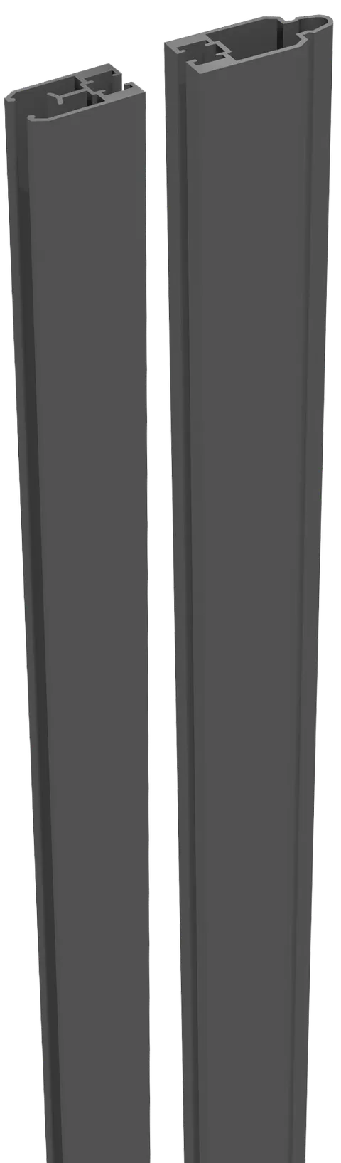 Groja WPC/BPC Solid Sichtschutzzaun Stecksystem Adapterleisten-Set 0