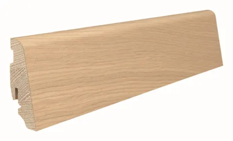 HARO Sockelleiste Eiche puroweiß furniert geölt 0