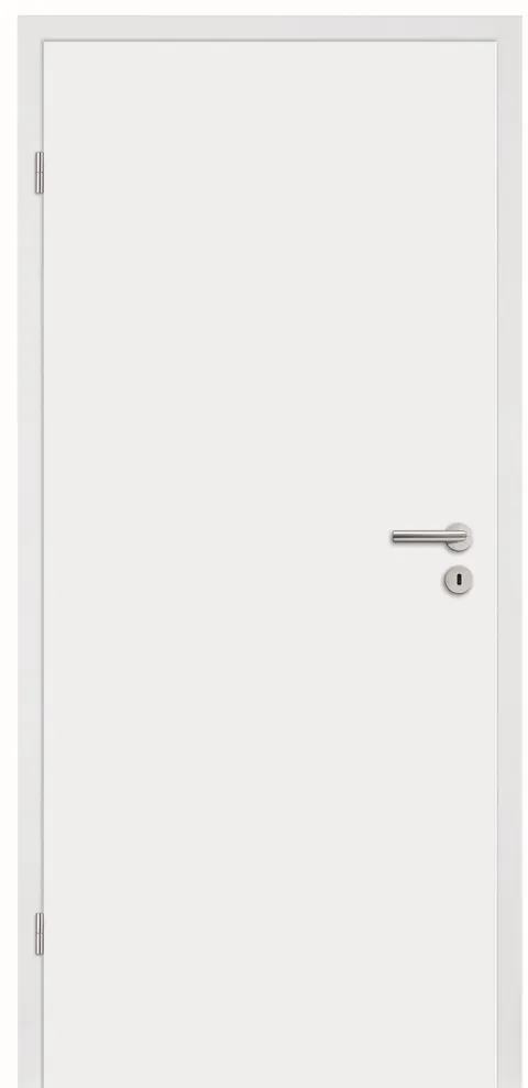 HORI Zimmertür Komplettset Weißlack RAL 9010 Röhrenspan Rundkante 0