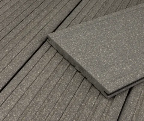 HORI Terrassendielen Komplettset WPC Langeoog grau 16 x 163 mm 0