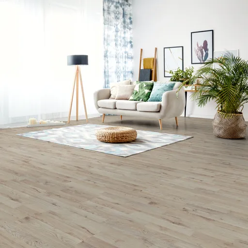 KRONOTEX Laminat Superior Basic D 4950 Herbst Eiche Hell Schiffsboden