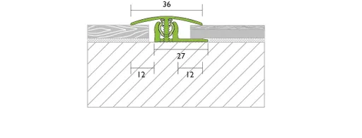 Proline Uebergangsprofil PROVARIOclip Universal