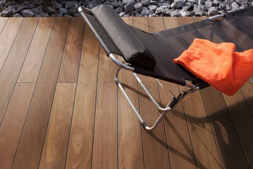 HORI Terrassendielen Stauseeholz Basralocus First Grade glatt 25 x 90 mm
