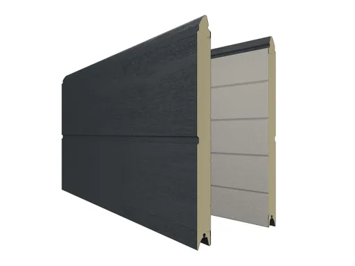 HORI Garagentor Comfort M-Sicke Woodgrain Sektionaltor Komplettset