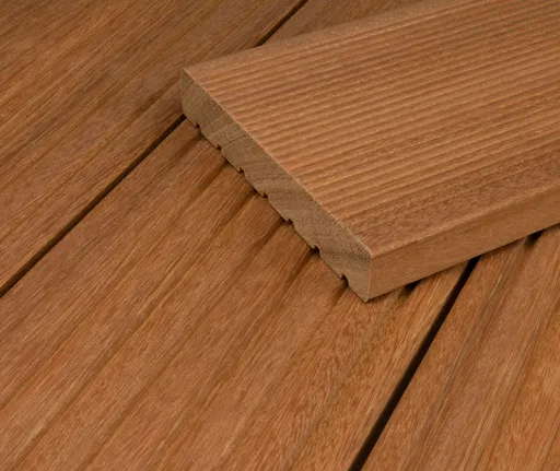 HORI Terrassendielen Bangkirai Kombi-Profil Premium 25x145mm