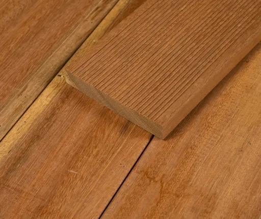 HORI Terrassendielen Bangkirai Standard geriffelt / glatt 25x145 mm