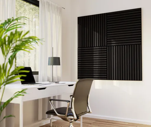 HORI WALL Akustik Dekor Wandpaneele Wenge quadratisch