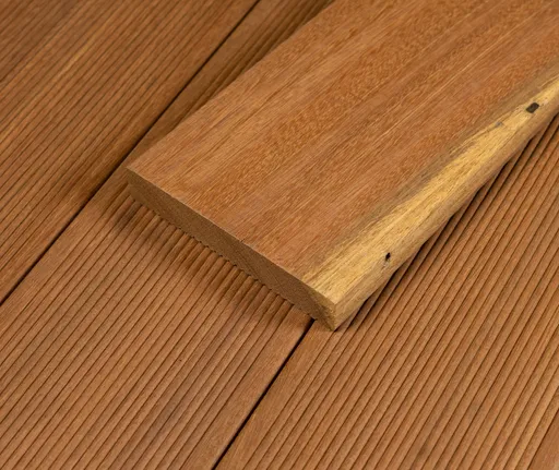 HORI Terrassendielen Bangkirai Standard geriffelt / glatt 25x145 mm