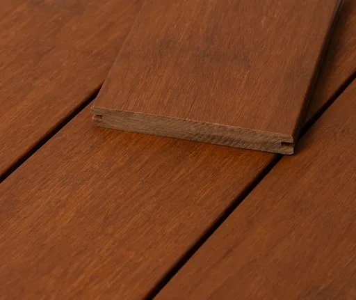 HORI Terrassendielen Thermo Bambus Bamboo N-Durance 20 x 155 x mm, geriffelt / glatt, geölt