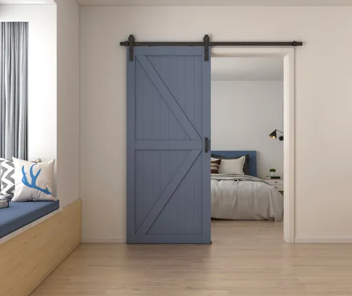 HORI BarnDoor Schiebetür Grau