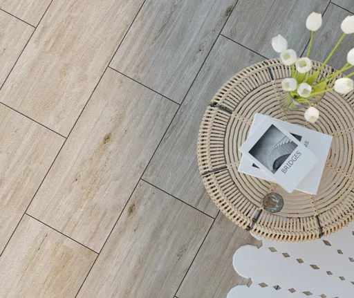 HORI Terrassenplatten Chiaro Feinsteinzeug Holzoptik