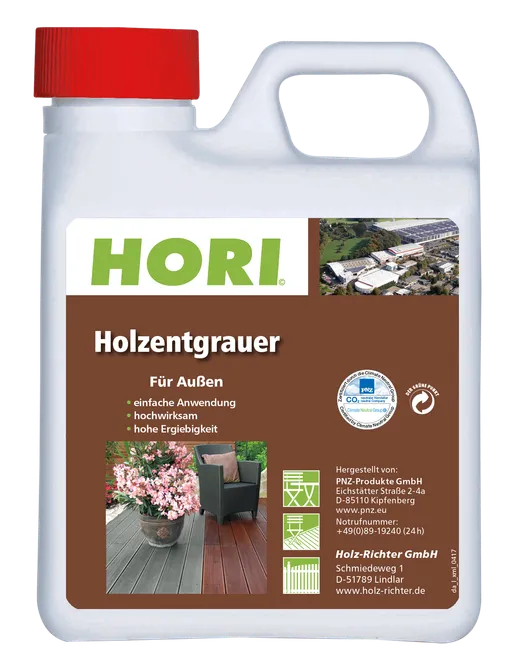 HORI Holzentgrauer für Außen