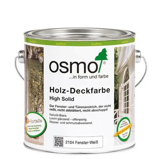 OSMO Holz-Deckfarbe Weiß