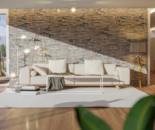 HORI Wandverkleidung Betonsteinverblender Natursteinoptik Color Mix