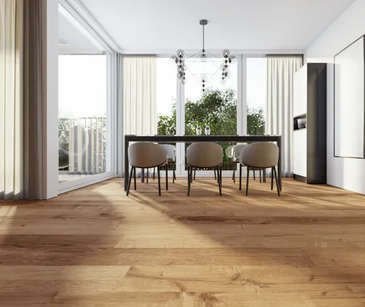 HORI Klick-Hartvinylboden Rigid SPC Eiche Mont Blanc strukturiert Landhausdiele