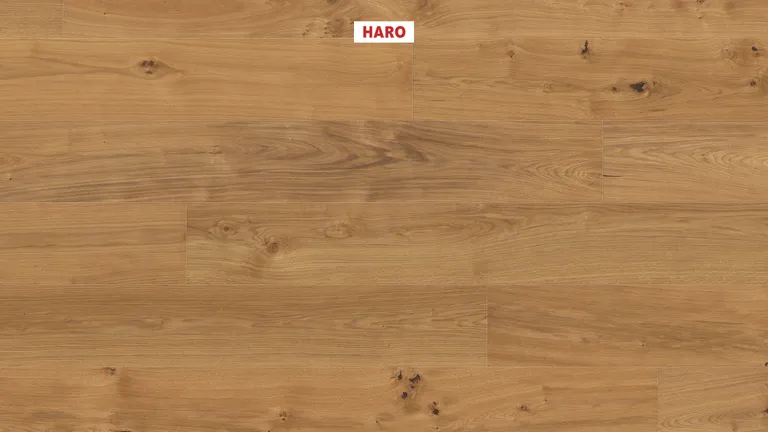 HARO Parkett 2500 Eiche Plaza Universal strukturiert Landhausdiele natur-geölt 1