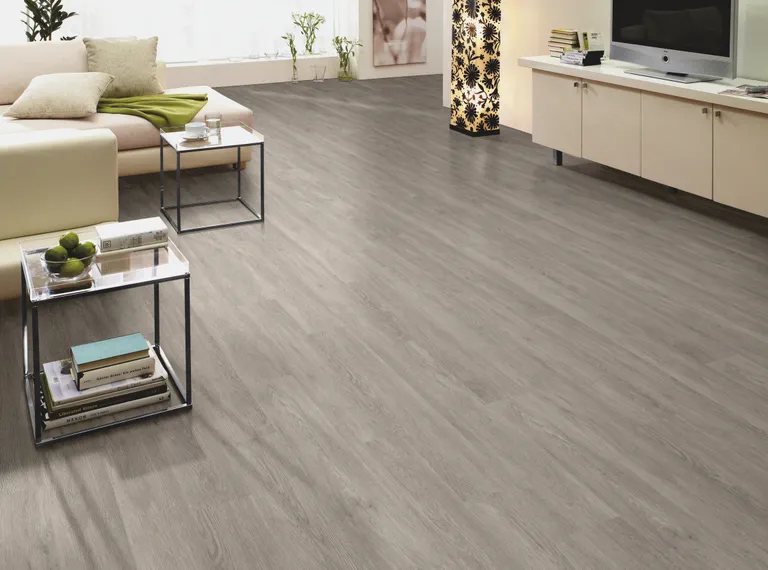 HORI Klick-Hartvinylboden Rigid SPC Eiche Wuppertal elegant grau Landhausdiele 10