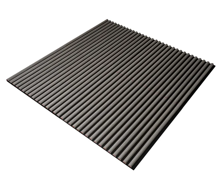 HORI WALL Akustik Dekor Wandpaneele Grey Oak Rundstab Quadratisch 6