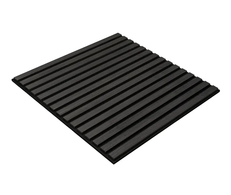 HORI WALL Akustik Dekor Wandpaneele Black Oak quadratisch 4