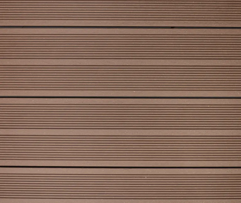 HORI Terrassendielen Komplettset WPC Bali Massiv dunkelbraun beidseitig geriffelt 20 x 140 mm 6