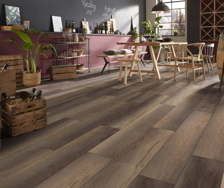KRONOTEX Laminat Exquisit D81002 Gnarrenburg Eiche Braun Landhausdiele 4