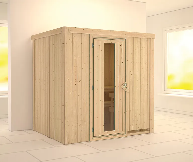 Karibu System-Sauna Bodin Fronteinstieg 68 mm 0