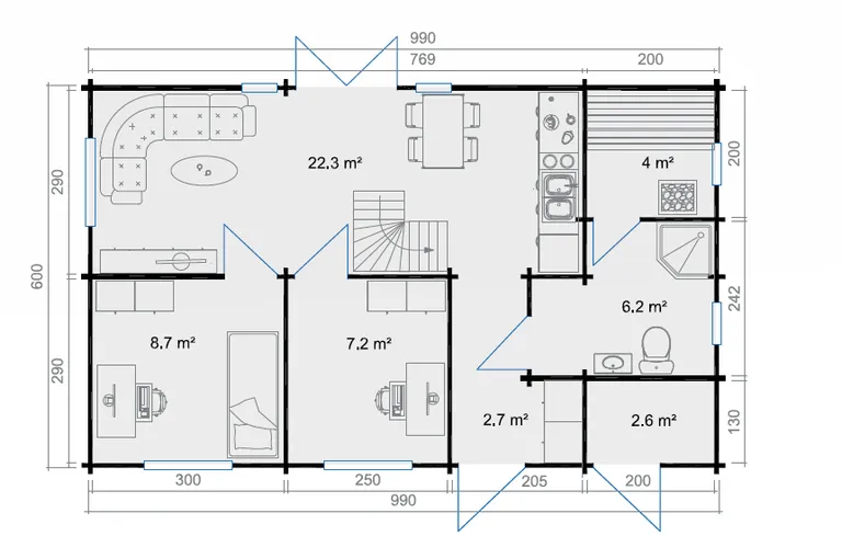 Lasita Maja Ferienhaus Värnamo 5