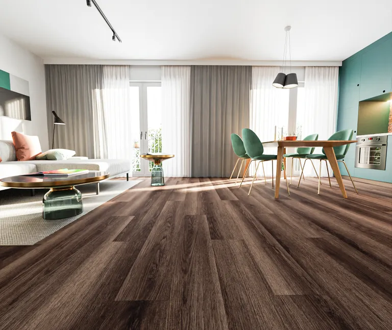 HORI Klick-Hartvinylboden Rigid SPC Eiche Skogafoss strukturiert Landhausdiele 5