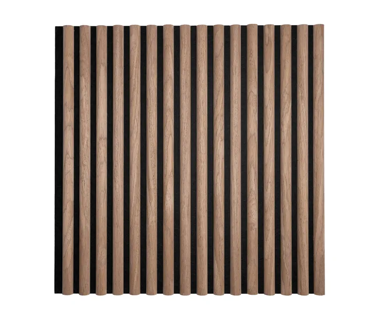 HORI WALL Akustik Dekor Wandpaneele Beige Oak Rundstab Quadratisch 3