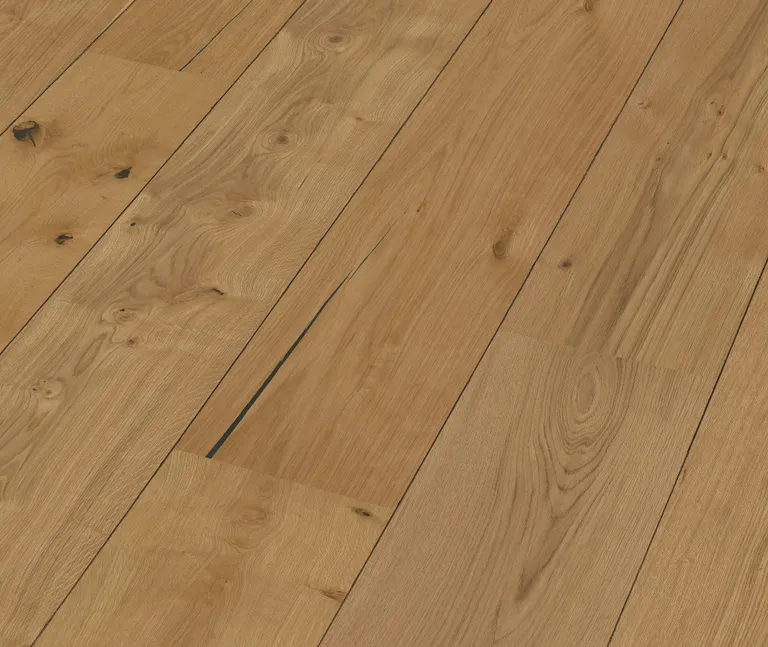 MEISTER Lindura Holzboden HD 400 Eiche authentic 8915 gebürstet Landhausdiele 0