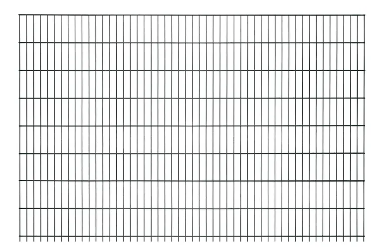 HORI Doppelstabmattenzaun S 6/5/6 mm Komplettset Basic, Zaunfeldbreite 251 cm 0