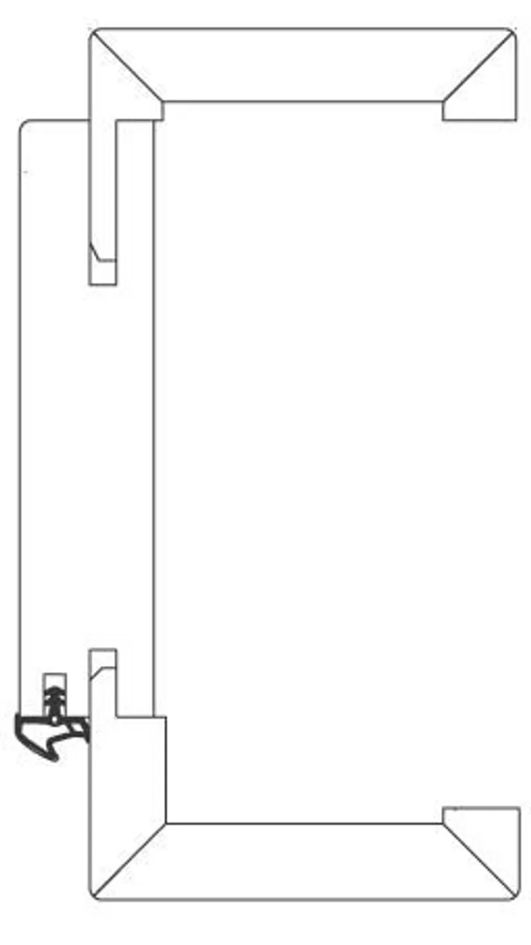 HORI Schallschutztür Wohnungseingangstür Weißlack RAL9010 SK1 Eckkante Vollspan Komplettset 6