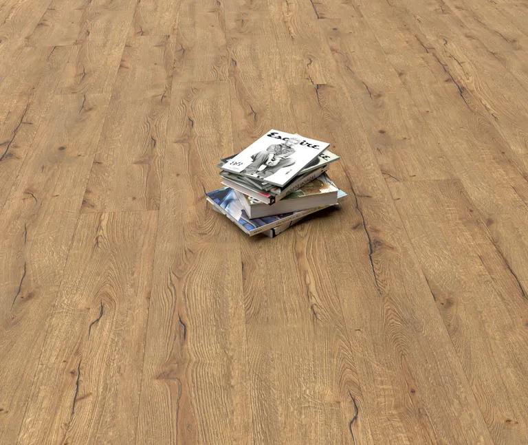 HORI Klick-Hartvinylboden Rigid SPC Eiche Bamoral Castle Landhausdiele synchron Holzstruktur 5