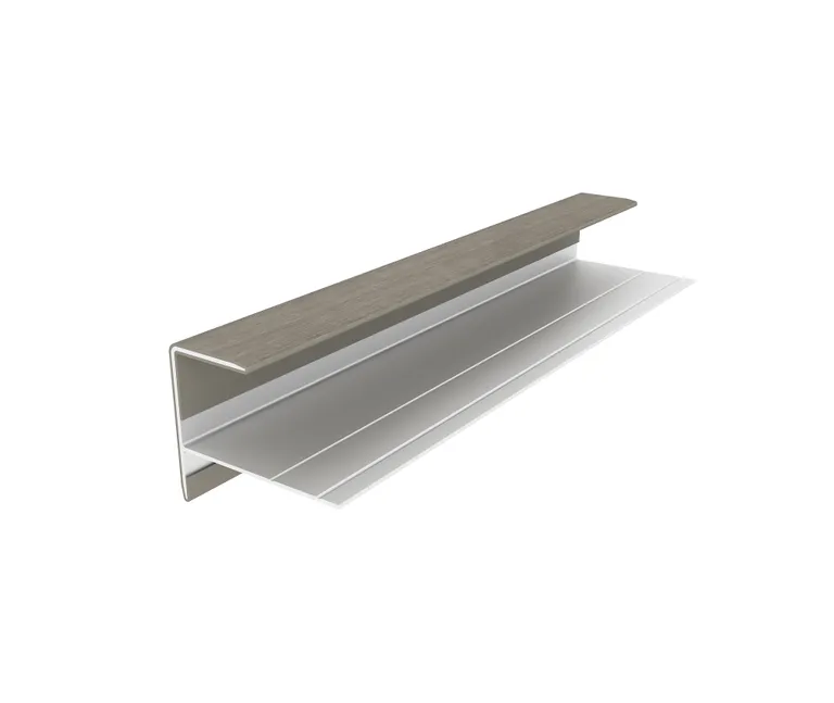 HORI Rhombus PRO Endprofil coextrudiert beige-grau 2