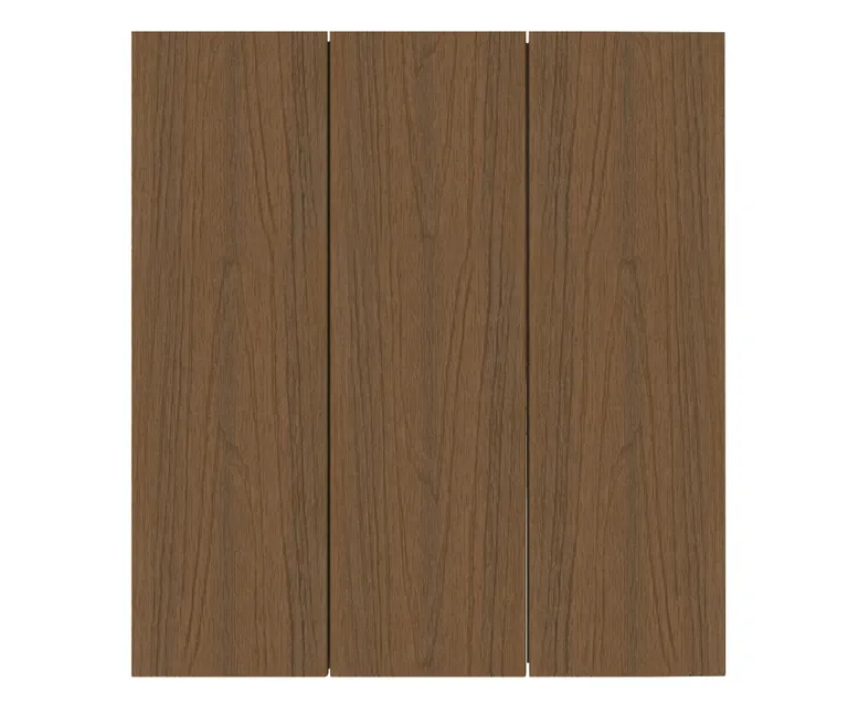 NewTechWood Terrassendielen WPC Hohlkammer Gigante Teak Holzstruktur gebürstet / glatt gebürstet Co-Extrudiert 22,5 x 210 mm 4