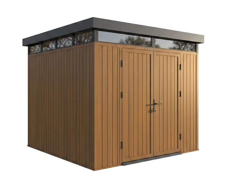 HORI Gartenhaus mit Flachdach 300 x 300 cm 11