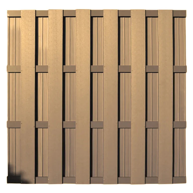 HORI WPC Sichtschutzzaun Lamellenzaun Element 1