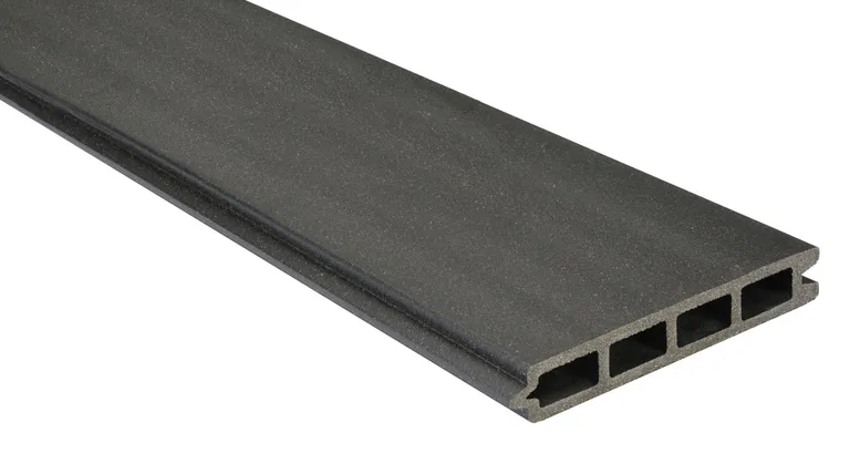 Kovalex WPC Sichtschutzzaun Stecksystem glatt mattiert Starterset 8