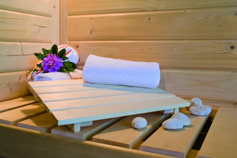 Karibu System-Sauna Komplettset Morten 3 Eckeinstieg 68 mm 7