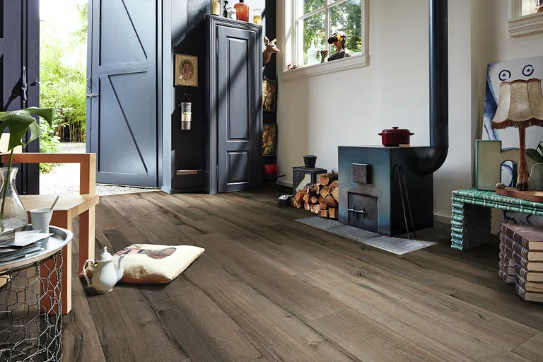 MEISTER PVC-freier Designboden MeisterDesign. next DD 500 S Altholzeiche lehmgrau Landhausdiele 5G Dry® 3