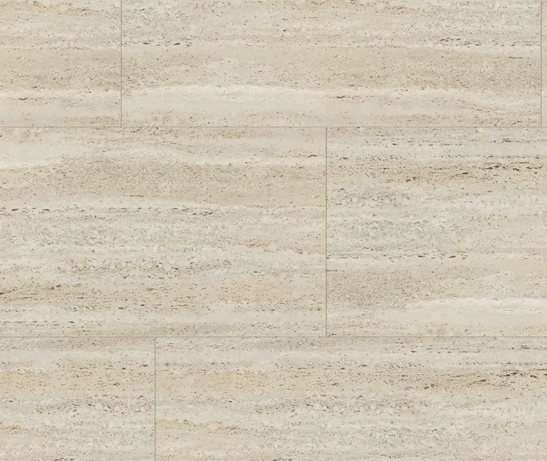 Gerflor Klebe-Vinylboden Senso Natural 0201 Travertin Fliese selbstklebend 1