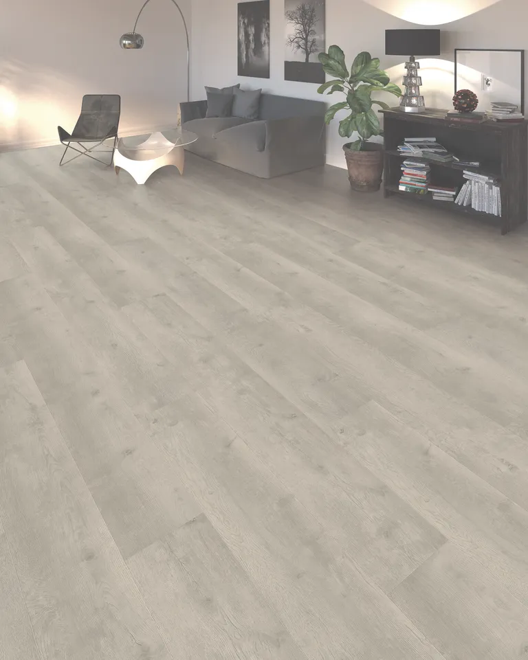 HARO Laminat Tritty 100 Gran Via Eiche Bergamo silbergrau authentic soft 1