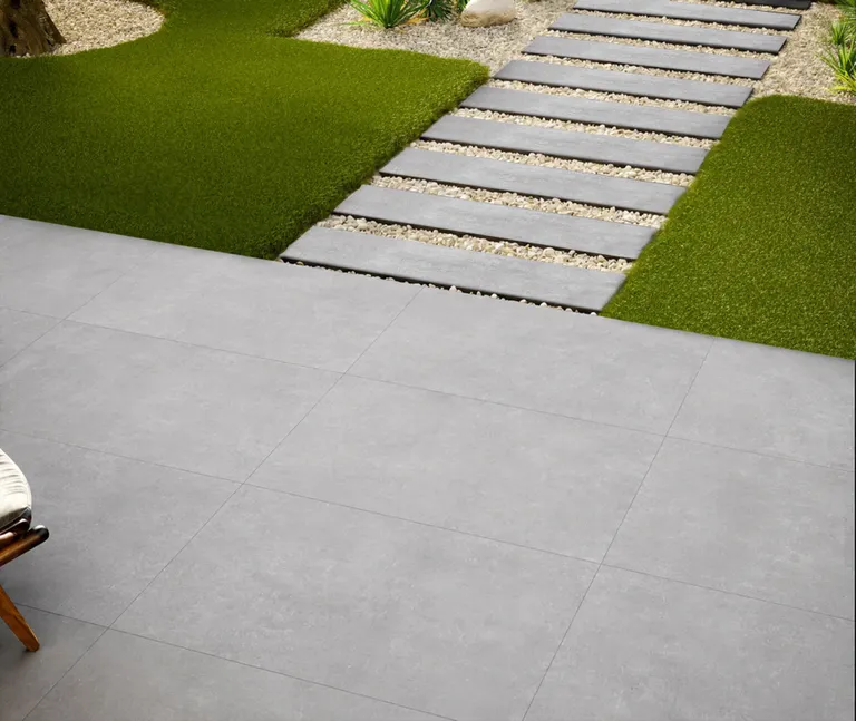 HORI Terrassenplatten XXL Beton steingrau 1