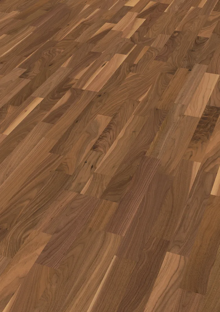 HORI Parkett Nussbaum amerikanisch Variant Schiffsboden versiegelt 1