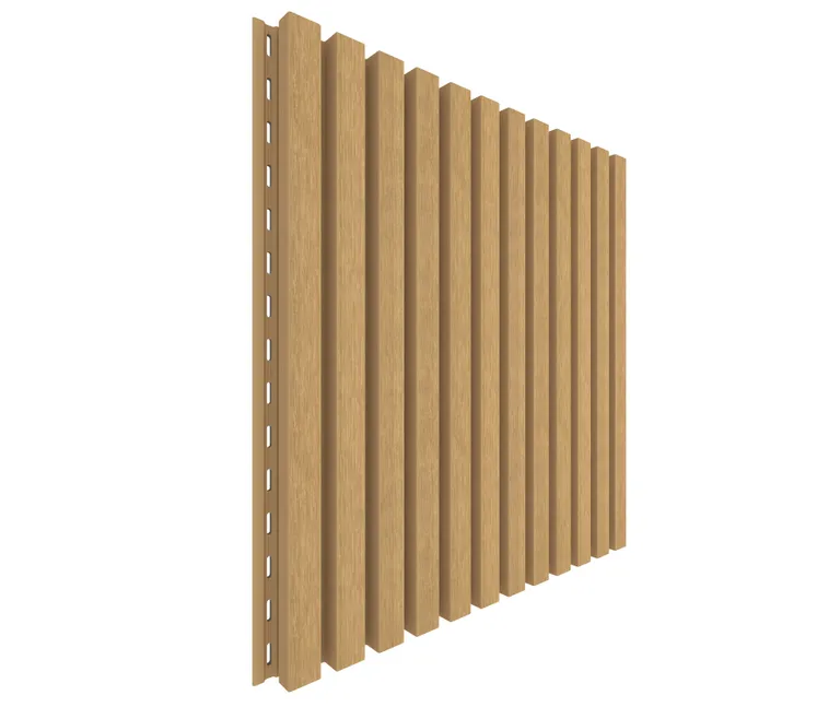 NewTechWood WPC Fassadenprofil Castellatio PRO35 33 x 215 mm Red Cedar 1