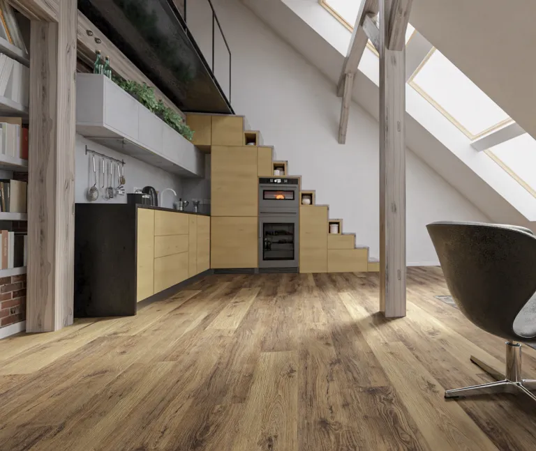 HORI Klick-Hartvinylboden Rigid SPC Eiche rustikal angeräuchert Katoomba Landhausdiele Holzstruktur 0